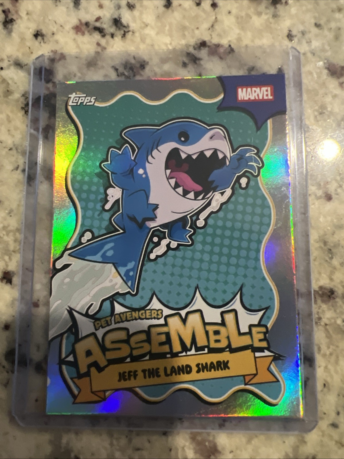 Topps Marvel Pet Avengers Assemble Jeff the Land Shark #4 Insert Card 2024