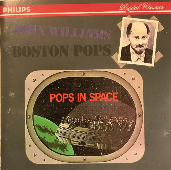 CD John Williams , Boston Pops Orchestra Pops In Space Philips Classics