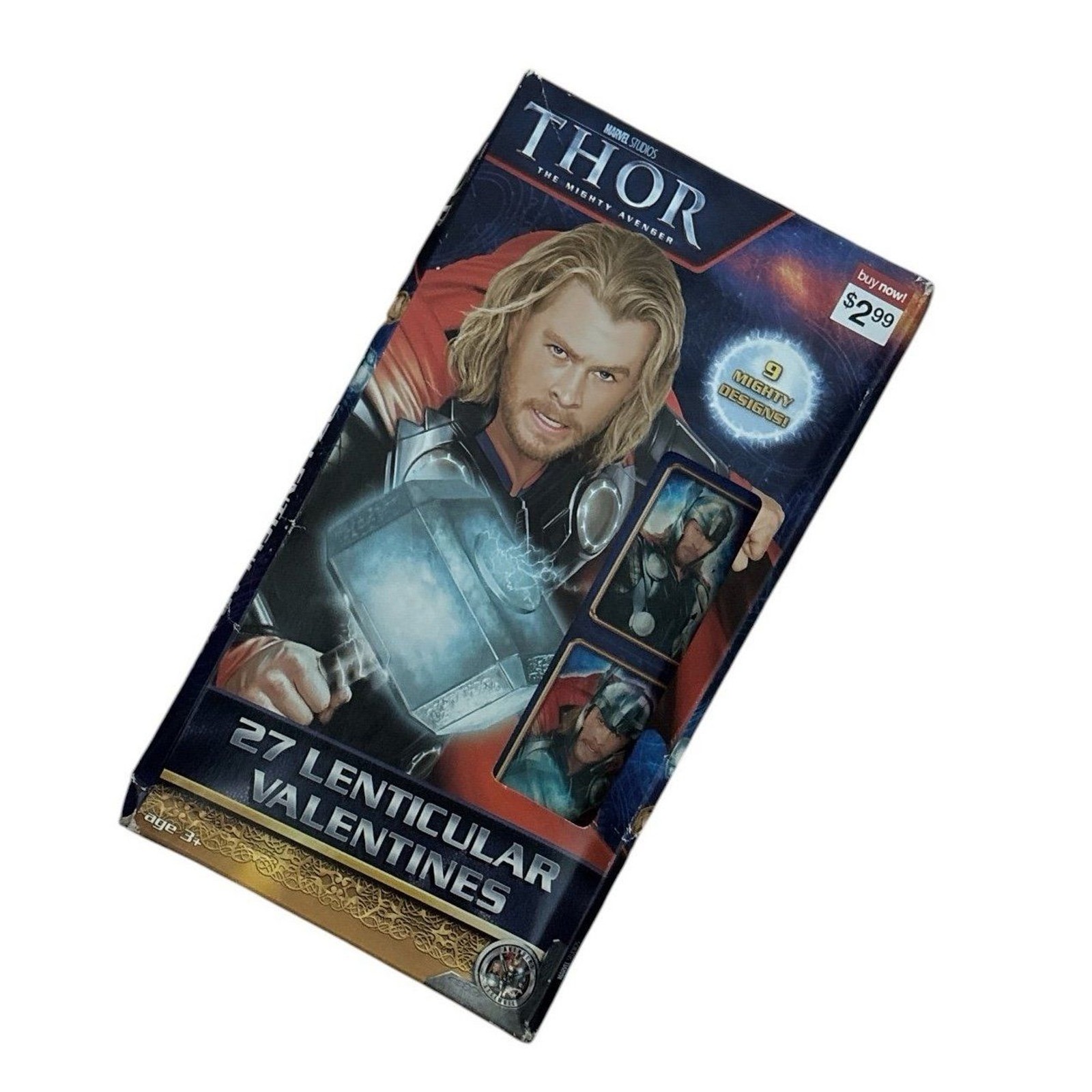 Carte di San Valentino Marvel Thor Lenticolare ValentineMarvel Thor Lenticolare numero 27