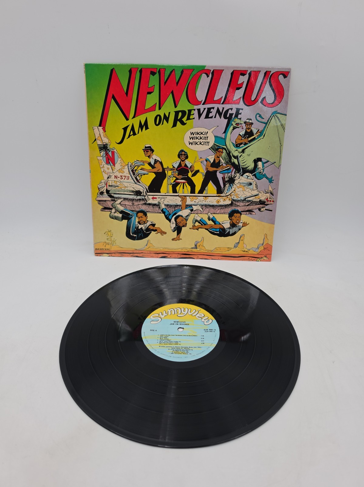 Newcleus Jam On Revenge Vinyl LP 1984 US Orig Sunnyview SG-2003 VG+ Jam On It