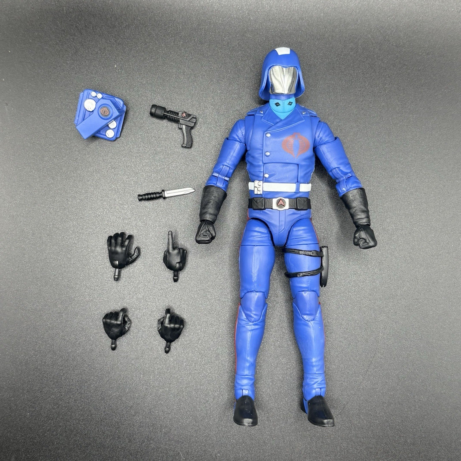 Modellino Gi Joe Classfied Cobra Commander Retro Carded 6" 