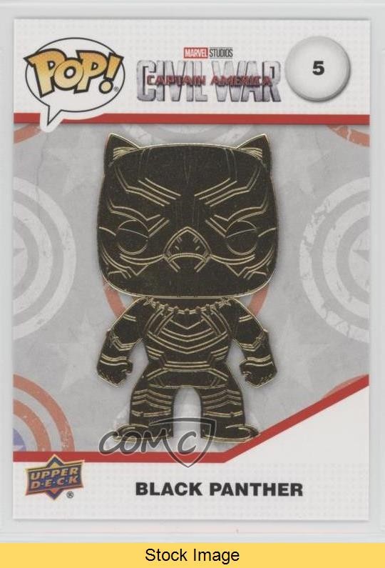 Upper Deck 2023 Funko Pop Marvel Infinity Saga Gold Black Panther #5 LEGGI 16ke