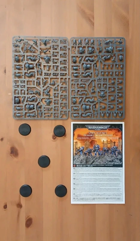 🚨 5 Primaris Intercessors Space Marines 40k.