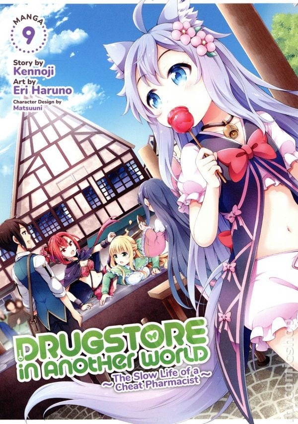 Drugstore in Another World Vita Lenta di un Trucco Farmacista GN Manga #9 Nuovo con scatola 2023