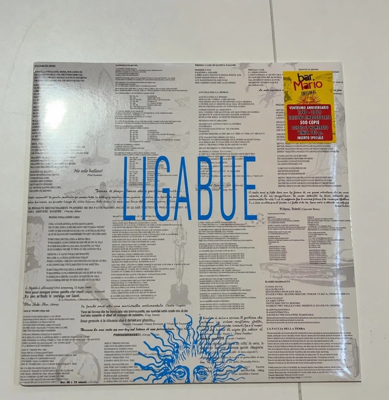 Ligabue – Vinile 180g (Ventennale Bar Mario) Sigillato