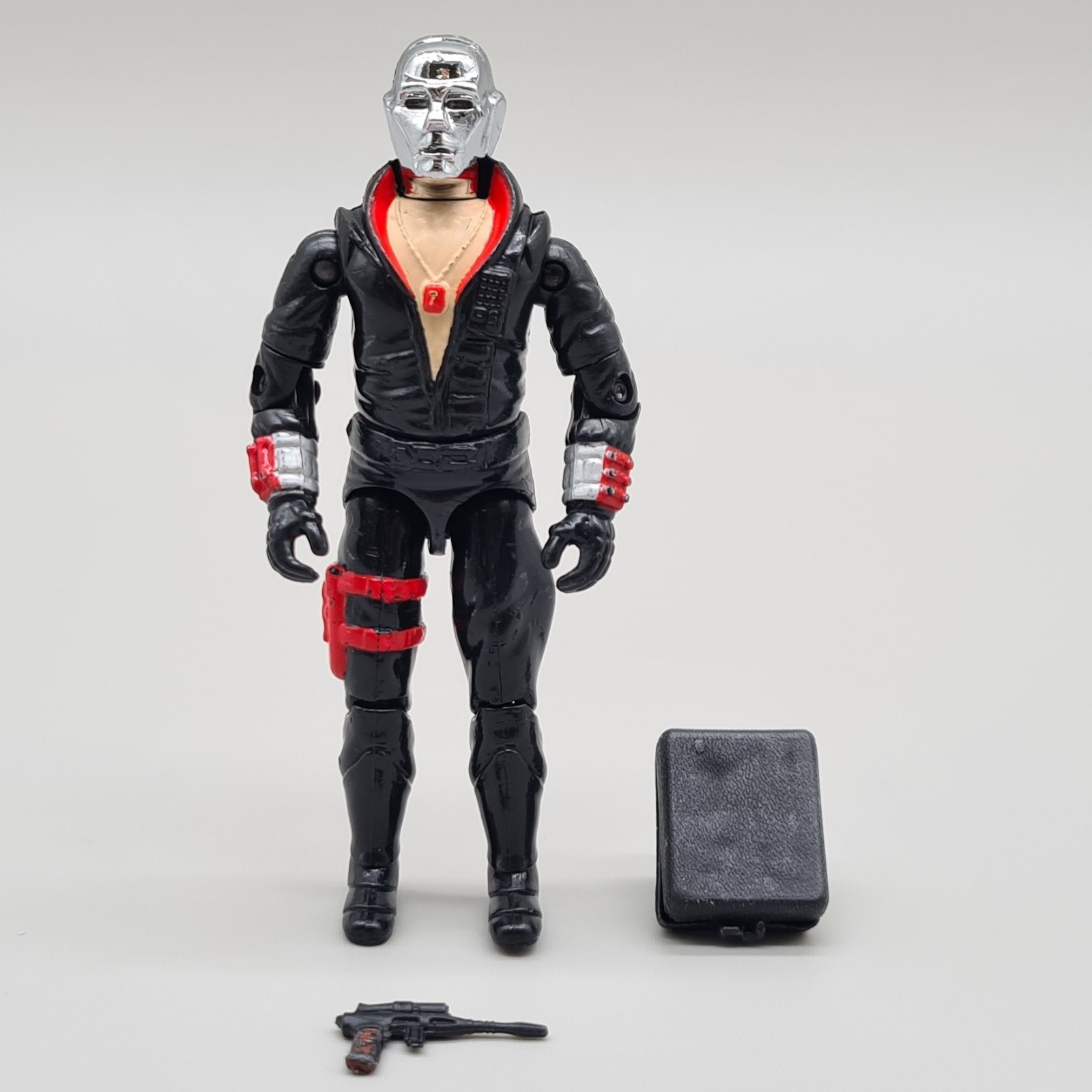 Modellino vintage GI Joe Action Force Destro 1983 originale completo Hasbro