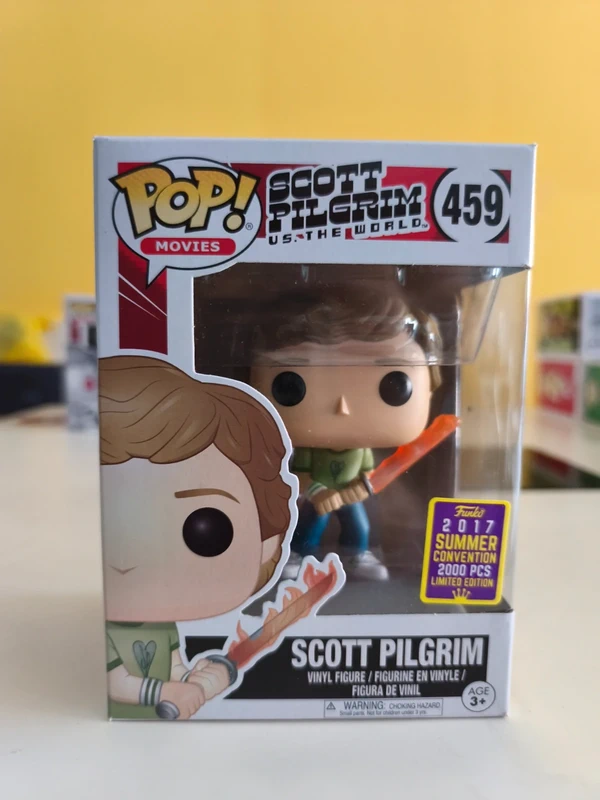 Funko Pop 459 Scott Pilgrim Sword of Destiny SDCC 2017 2000 PCS