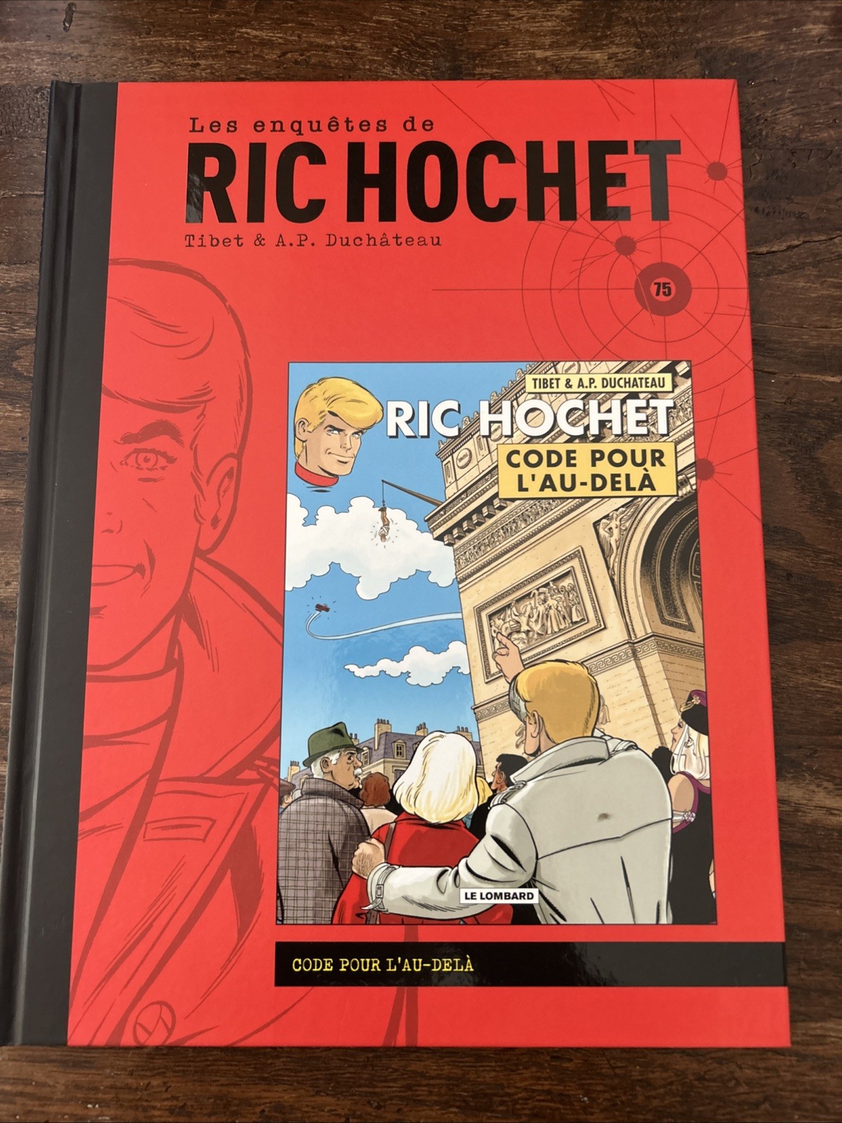 BD Ric Hochet Tome 75 - Code pour l'au-delà - Hachette CMI - TBE