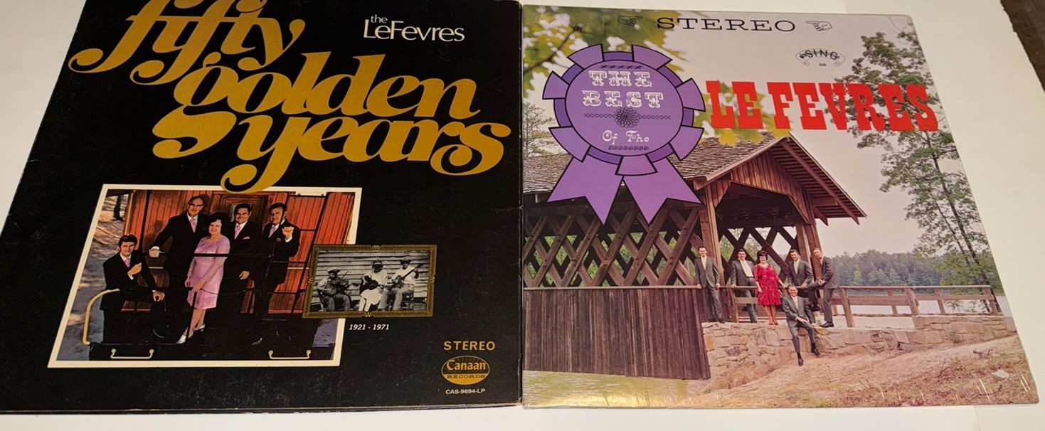The Lefevres 2 Lp Lot Fifty Golden Years/The Best Of Gospel Vinyl Lp 157