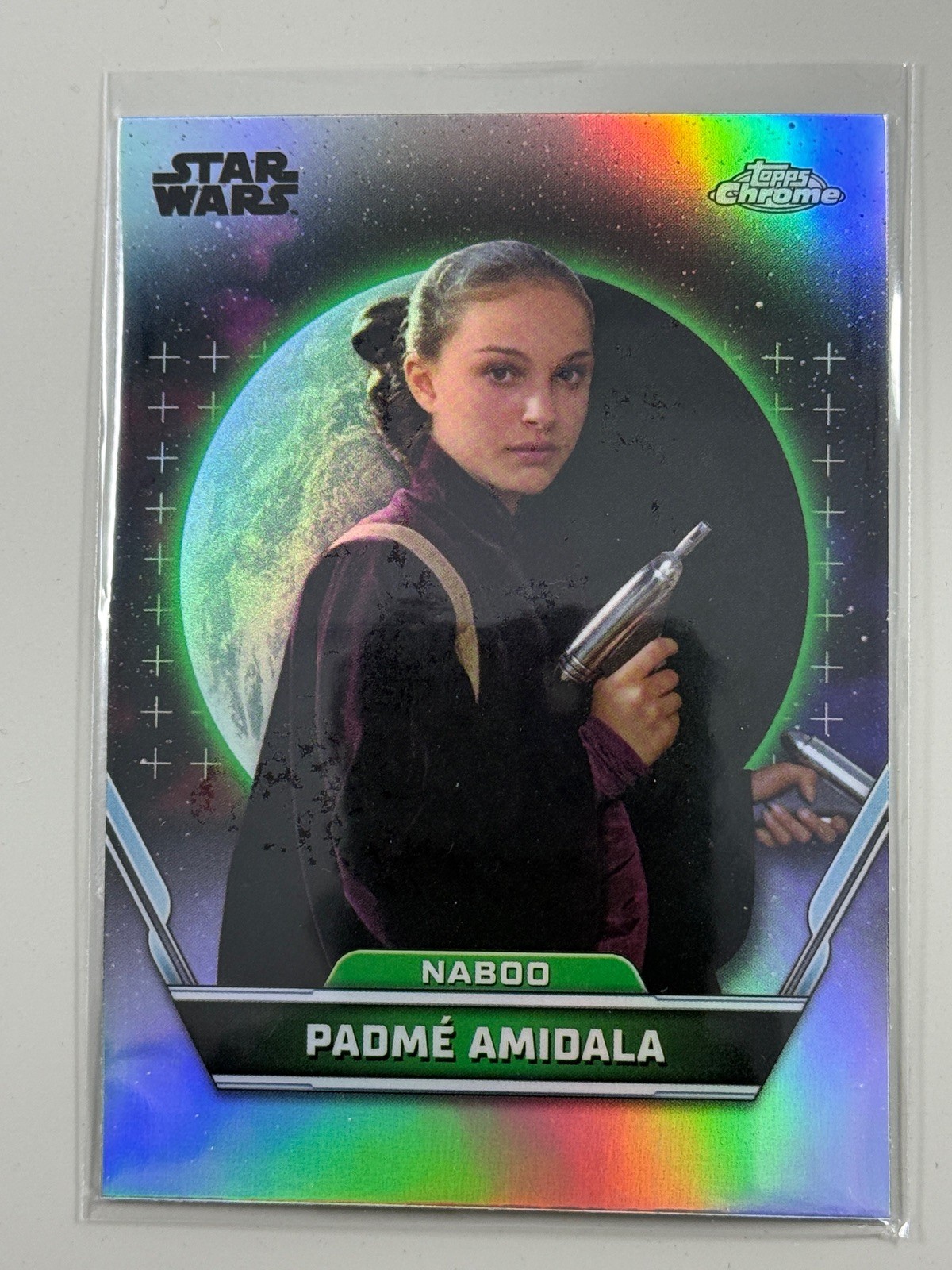 Topps Star Wars 2024 Hyperspace Padmé Amidala Naboo Refractor #1