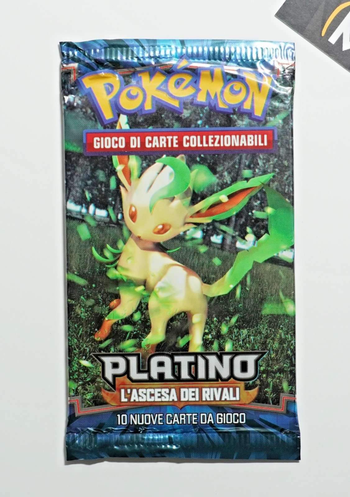 Pokemon Platinum L'ascesa Dei Rivali Leafeon Art Pack Sealed 2009 Italiano