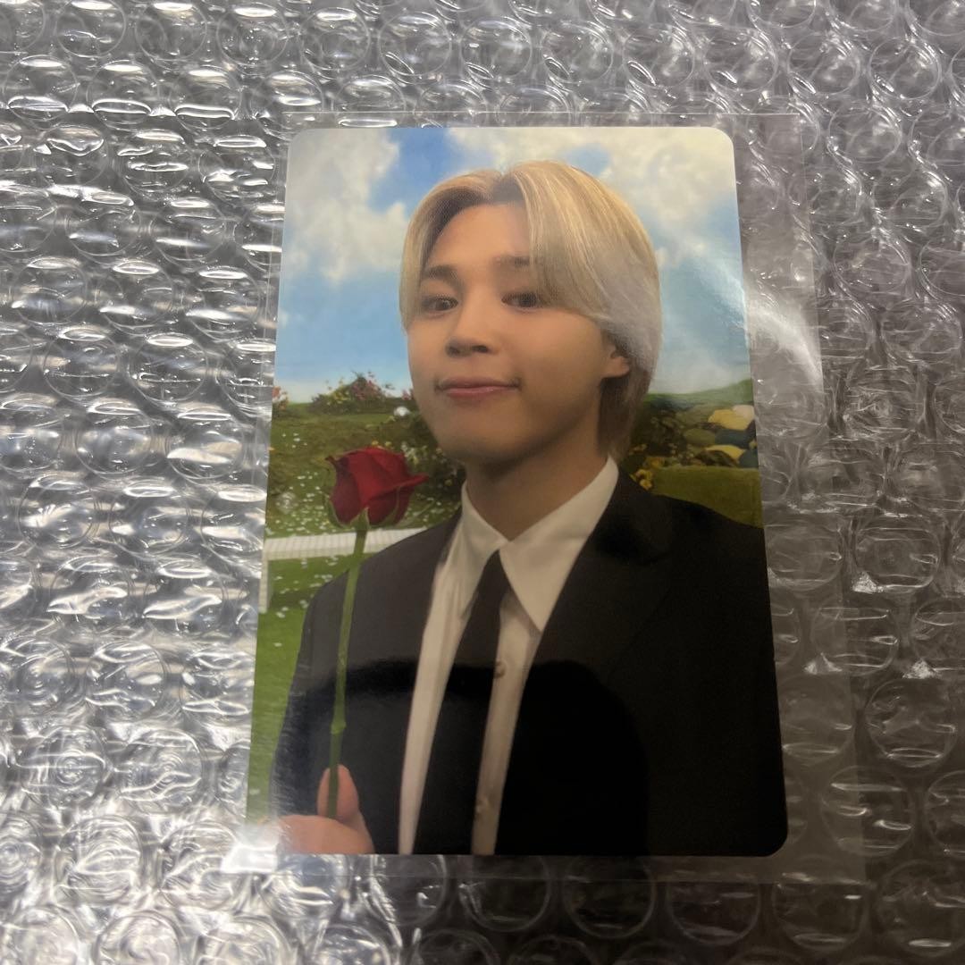 BTS Jimin Muse Universal Studios cartolina fotografica disegno fortunato