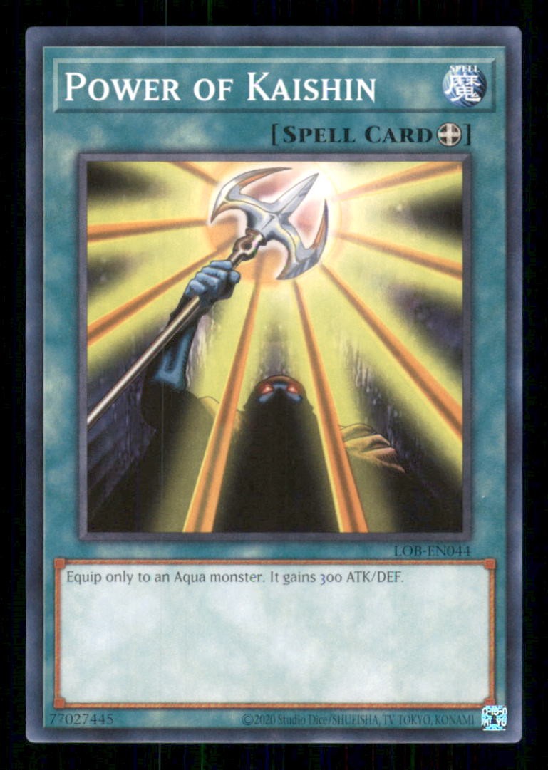 Power of Kaishin LOB-EN044 (Edizione 25° Anniversario) Yu-Gi-Oh Unlimited NM
