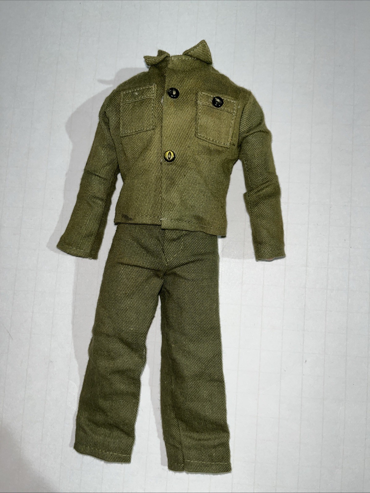 DIVISA SQUADRA AVVENTURA GI JOE HASBRO ANNI 70 VINTAGE ESERCITO ORIGINALE!!!