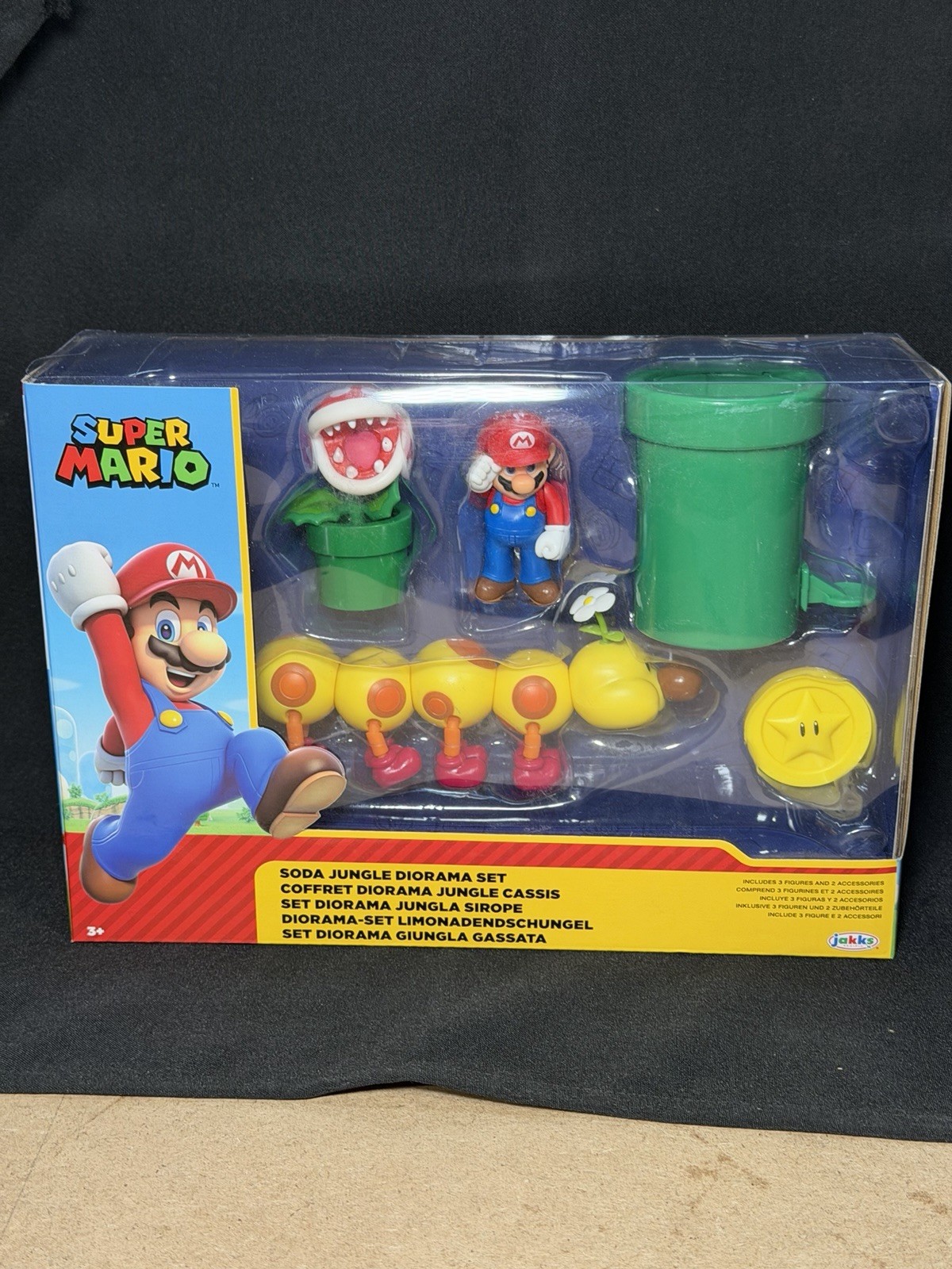 Mario - Set diorami della giungla di soda - Wiggler per piante di piranha