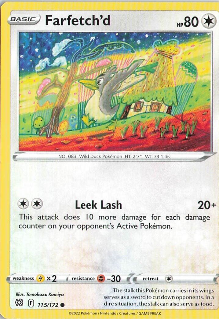 Farfetch'd 115/172 Pokemon Stelle Brillanti Comuni Near Mint (L1)
