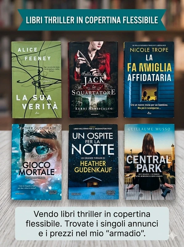 Libri Thriller copertina flessibile - leggi descrizione