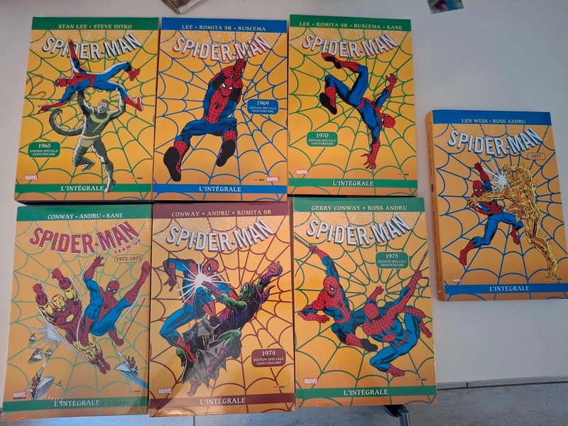 Lot Intégrales Spider man