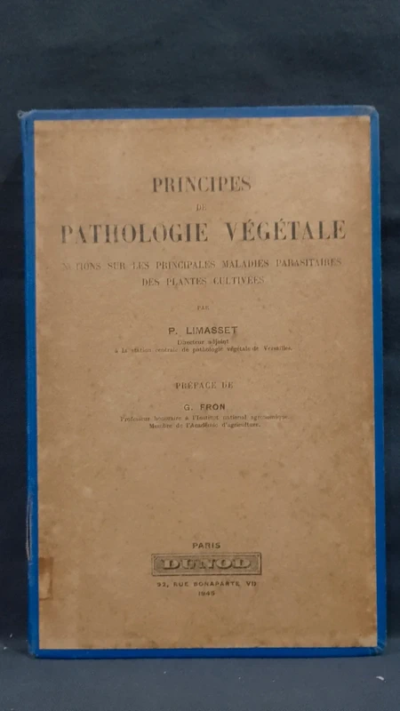 Principes de Pathologie Végétale 1945 Pierre Limasset
