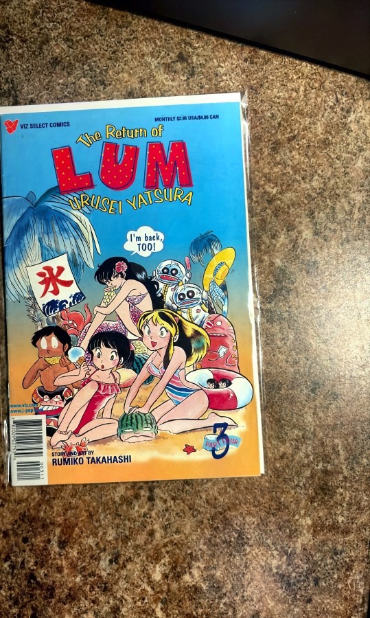 Il ritorno di Lum Urusei Yatsura #3 (1997) Viz prima stampa fumetto