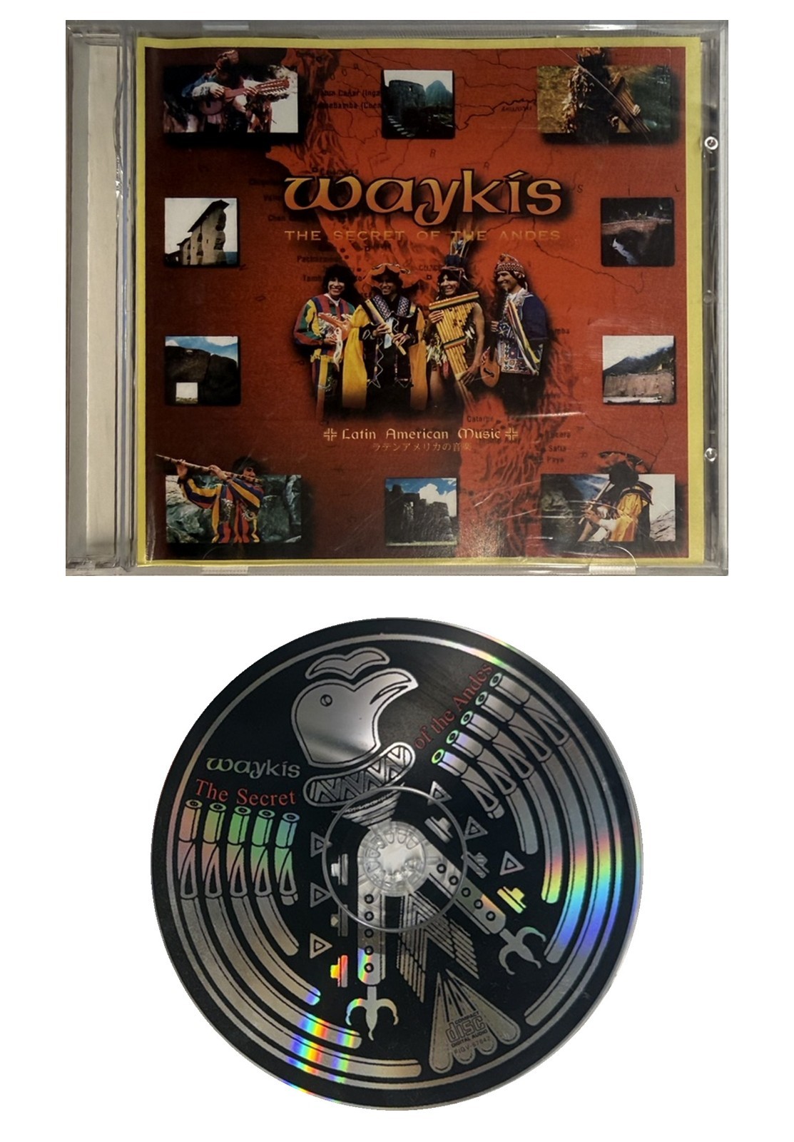 💿 Waaykis The Secret Of The Andes CD Album Latin American Andean Music Artwork
