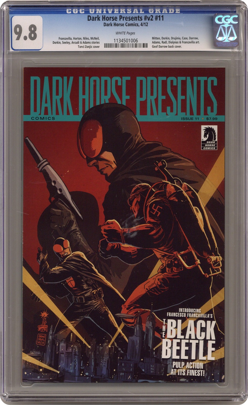 Dark Horse Presents #11B CGC 9.8 2012 1134501006