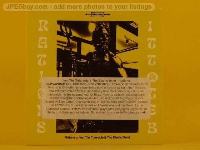IVAN THE TOLERABLE AND THE ELASTIC BAND RATIONS (1330) 12 Track Promo CD Album p