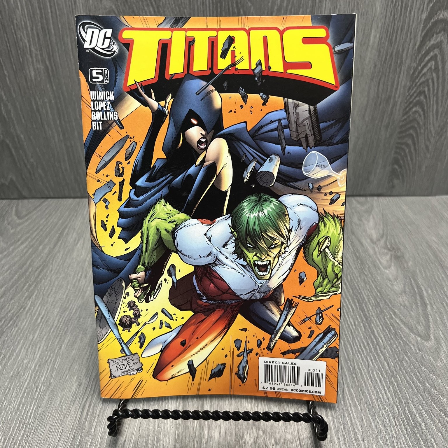 Titans #5 (2008) DC Comics Judd Winick Julian Lopez