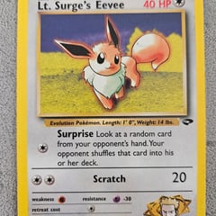 Pokemon lt surge eevee