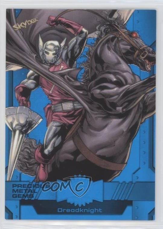 2024 Skybox Marvel Metal Universe Avengers PMG Blu/50 Dreadknight #60 0kr0