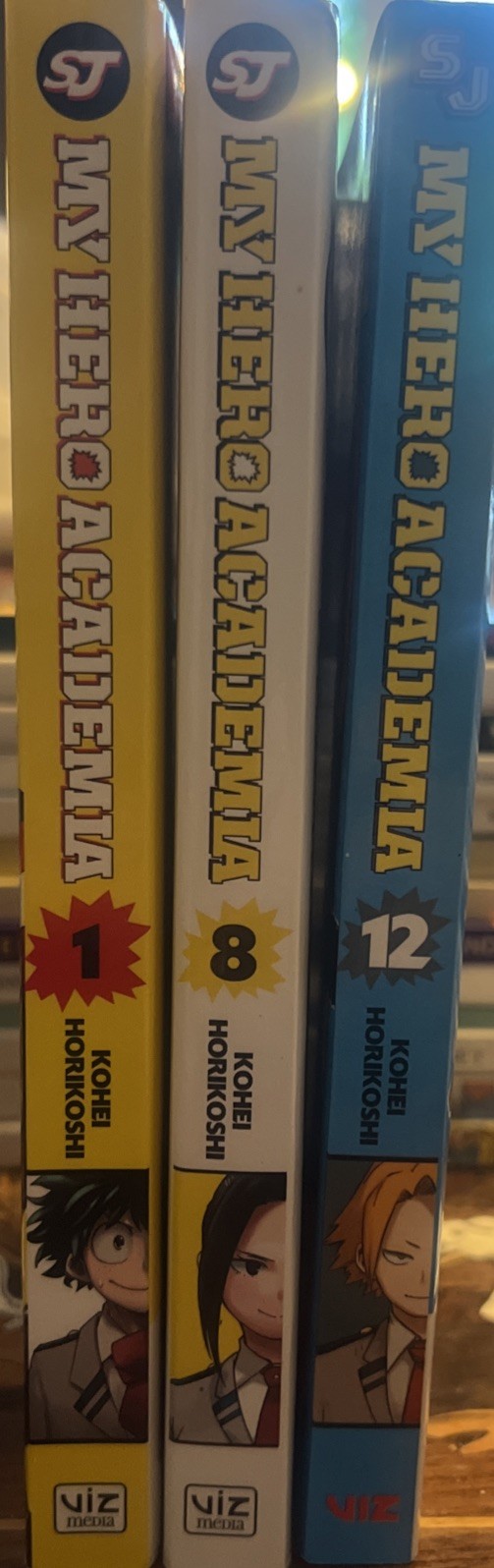 My Hero Academia: Volume 1, 8 & 12 -  Book Bundle - Viz Media - English 
