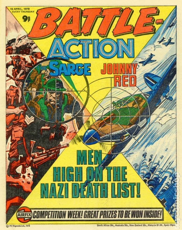 Battle Action 15 aprile 1978 VG immagine stock basso grado