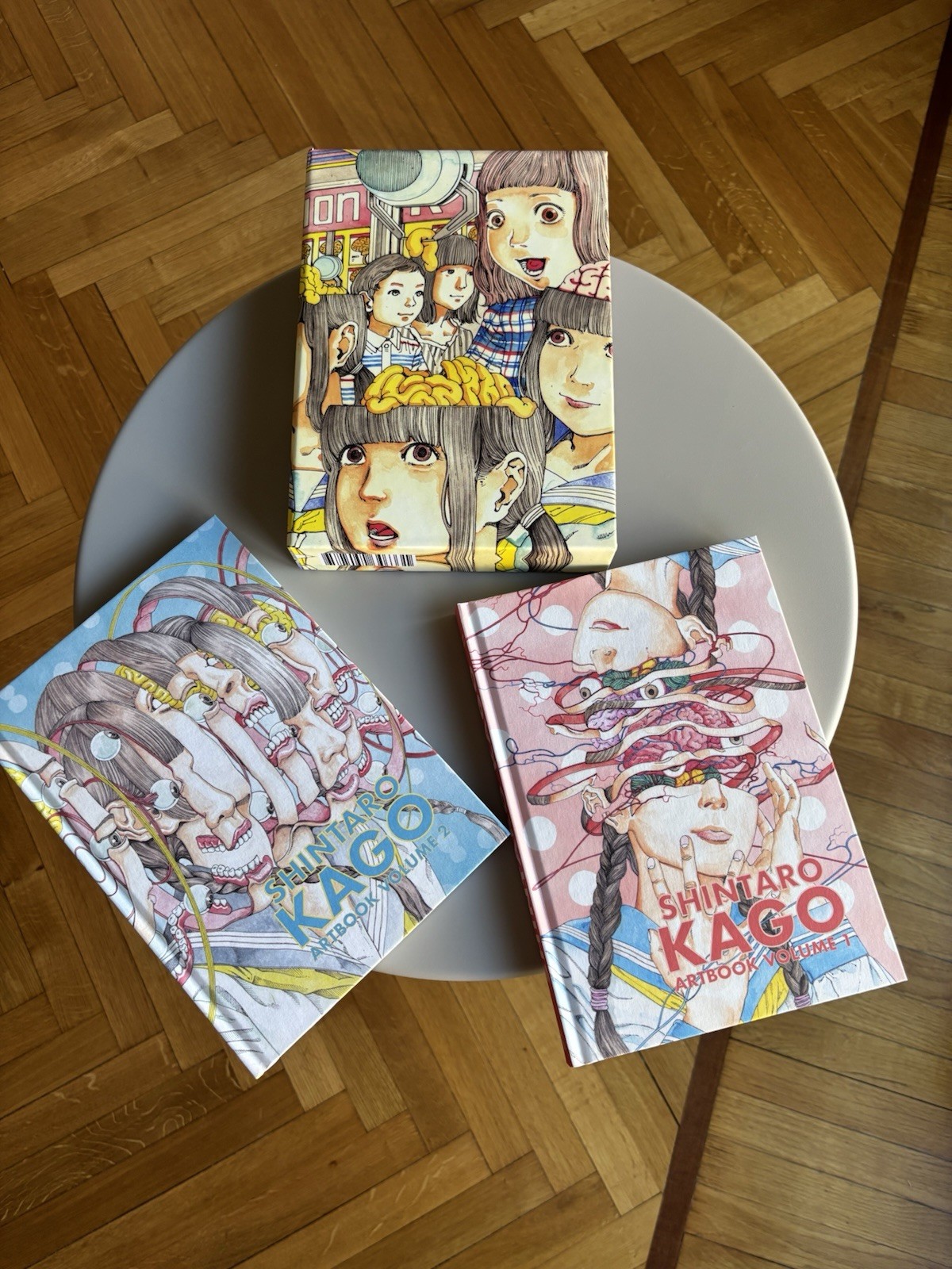 Shintaro Kago Artbook Set Vol. 1-2 Copertina rigida A colori 2019