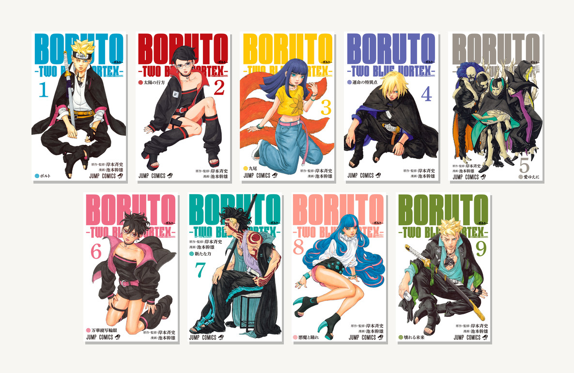 Boruto: Two Blue Vortex Vol.1-9 fumetto giapponese
