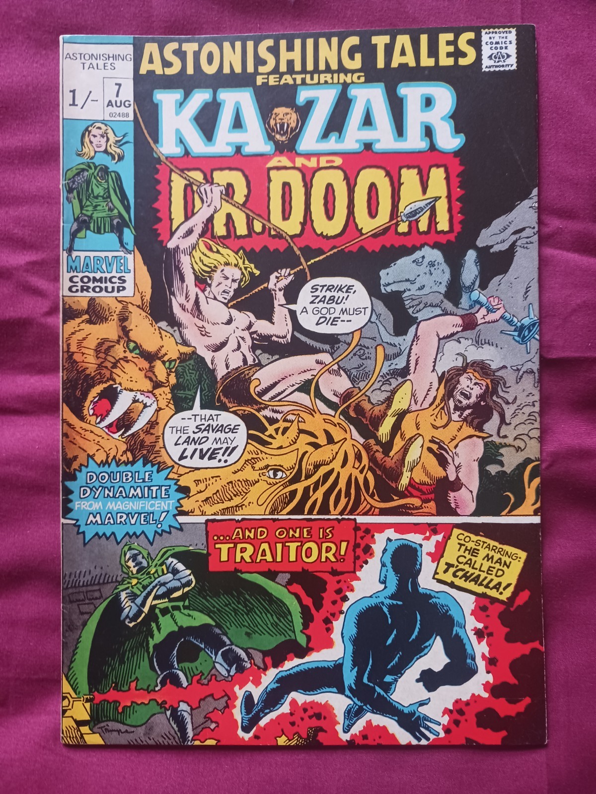 Astonishing Tales # 7 (Aug 1971) Marvel. 6.5 (FN+) Gene Colan Art