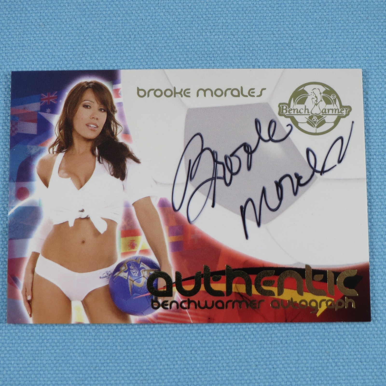 Brooke Morales Autographed 2006 Bench Warmer World Cup - Mint