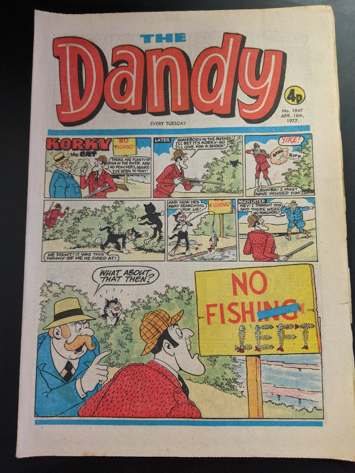 Dandy Comic No 1847 April 16th 1977.