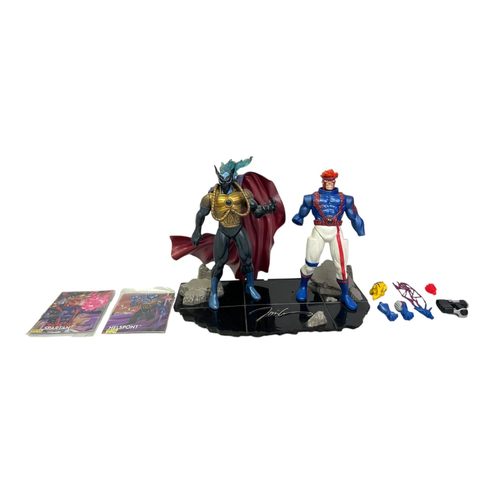 Wildcats Spartan vs Helspont Set Figurine Edizione da Collezione Completo Playmates