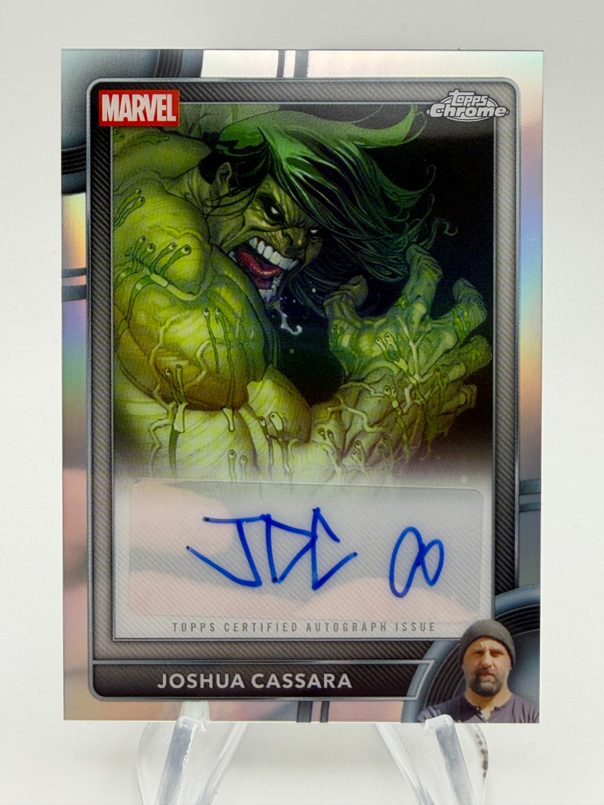 2026 Topps Chrome Marvel Comics JOSHUA CASSARA Infernal Hulk Artist Auto #AA-JA