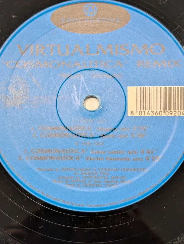 Virtualismo cosmonautica vinile anni 90