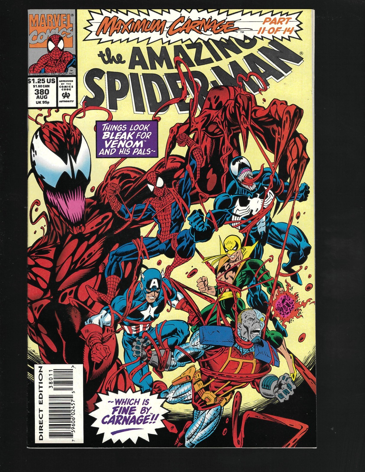The Amazing Spider-Man #380 (Marvel Comics agosto 1993) quasi nuovo gamma 9,4