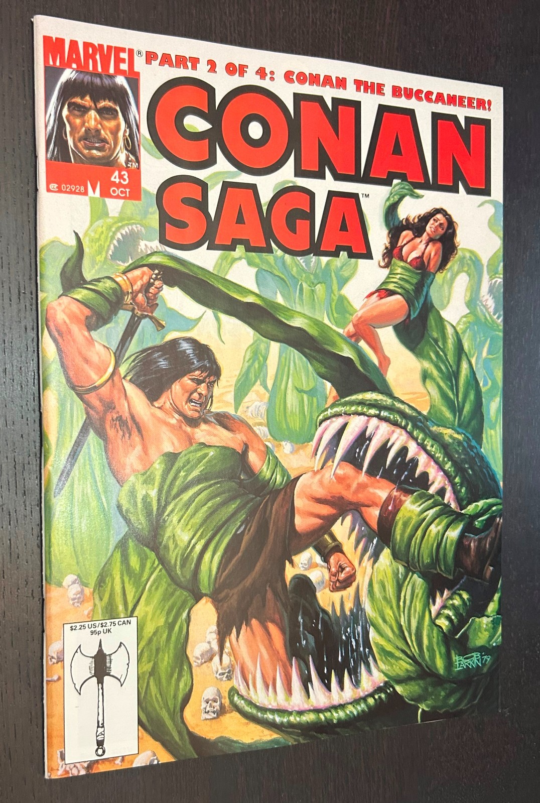CONAN SAGA #43 (Marvel Comics 1990) -- quasi nuovo -