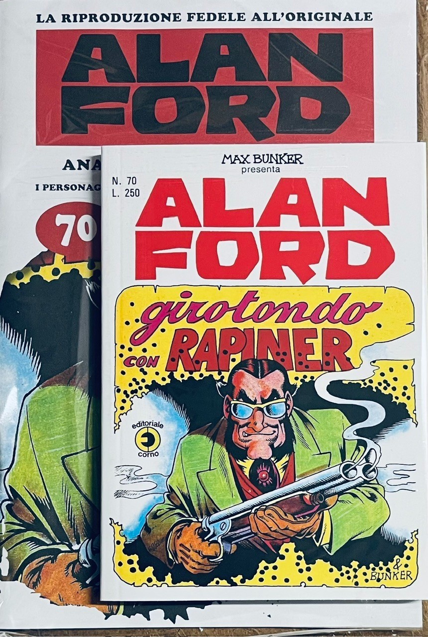 ALAN FORD ANASTATICA N°70 GAZZETTA DELLO SPORT BLISTERATO NUOVO