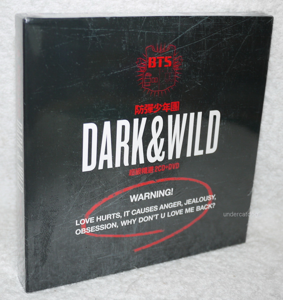 BTS Dark & Wild 2014 Taiwan Ltd 2-CD+DVD+104P (Cool 4 Skool ,Skool Luv Affair)
