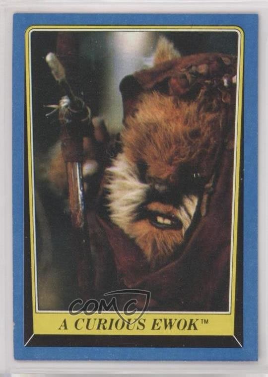 1983 Topps Star Wars: ROTJ A Curious Ewok #151 3c7