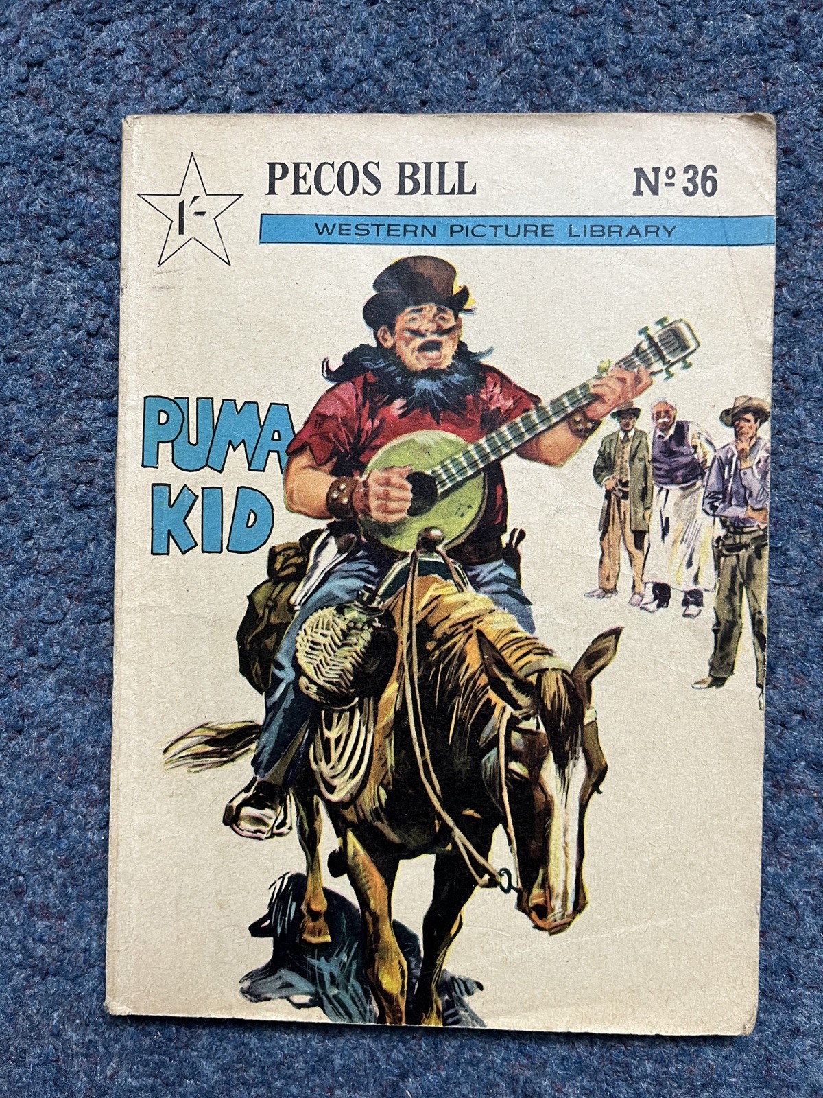 Pecos Bill Wild West Picture Library Comic No. 36 Puma Kid