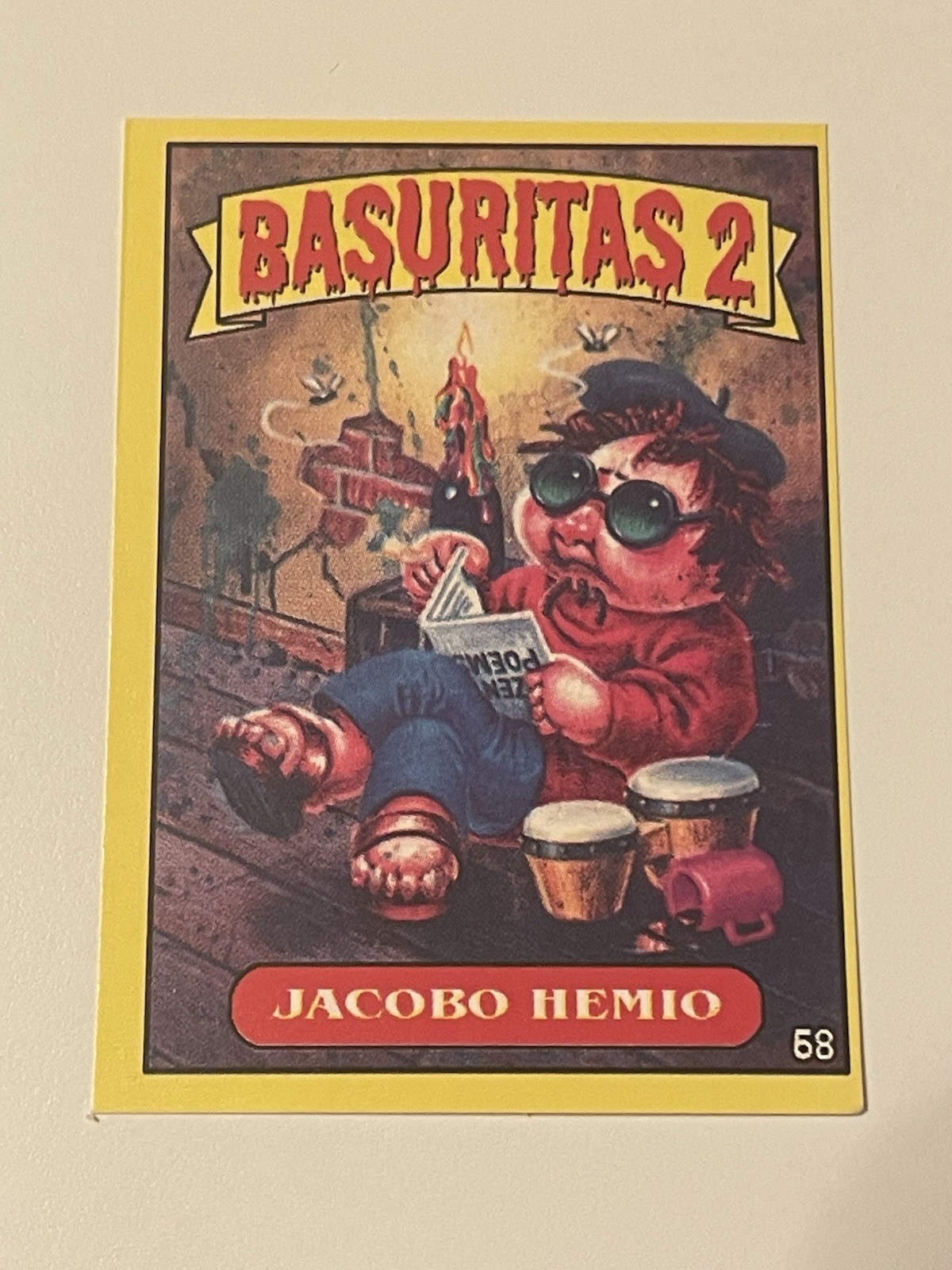 2002 Basuritas 2 Hip Kip / Walt Witless secchio della spazzatura bambini GPK