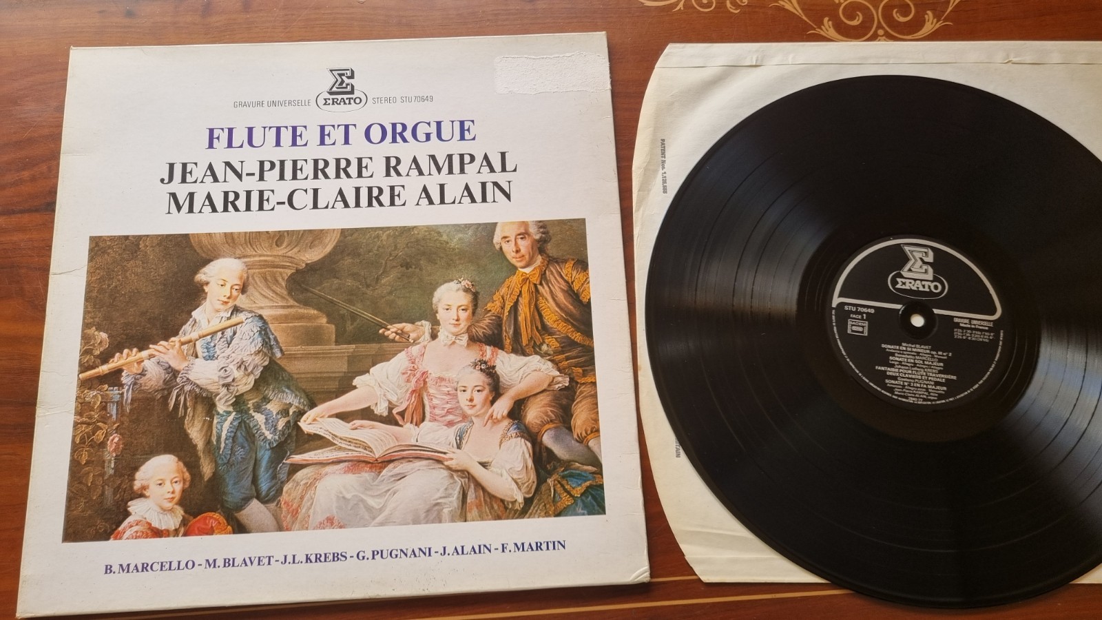 Jean-Pierre Rampal, Marie-Claire Alain - Flute et Orgue - 1971 Erato *NrMINT
