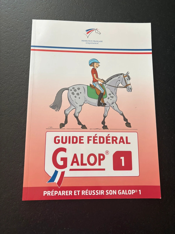 Livre guide fédéral galop 1 neuf
