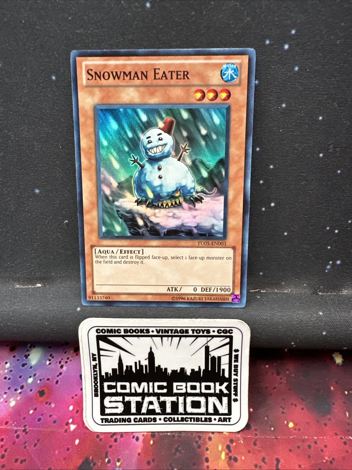 Snowman Eater TU05-EN003 2011 Konami Super Raro Turbo Pack Booster Five KD